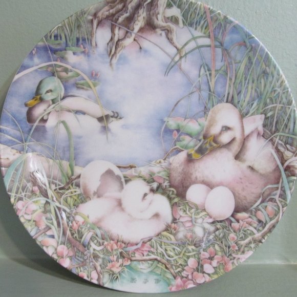 Vtg Not Like the Others 1st Ed Plate by Karen Jean Bornholt Ugly Duckling Series - Picture 1 of 8